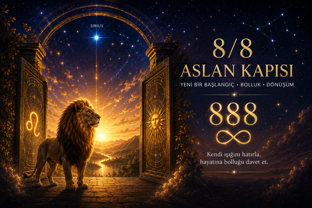 8/8 Aslan Kapısı, Sirius ve 888 enerjisi